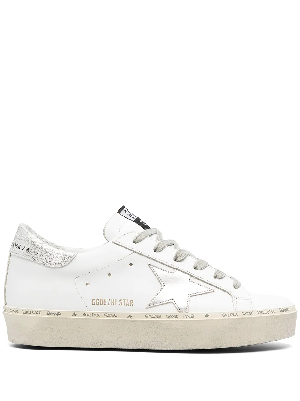 GOLDEN GOOSE SNEAKERS HI STAR・36牛革やぎ革生産国 - スニーカー