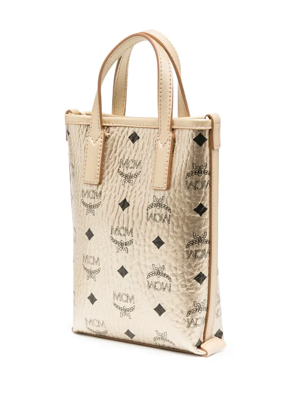 mcm zipper tote