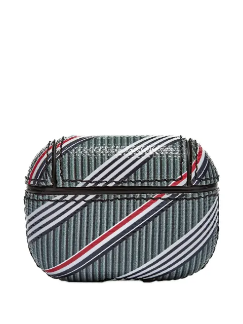 Thom Browne stripe-pattern AirPods case