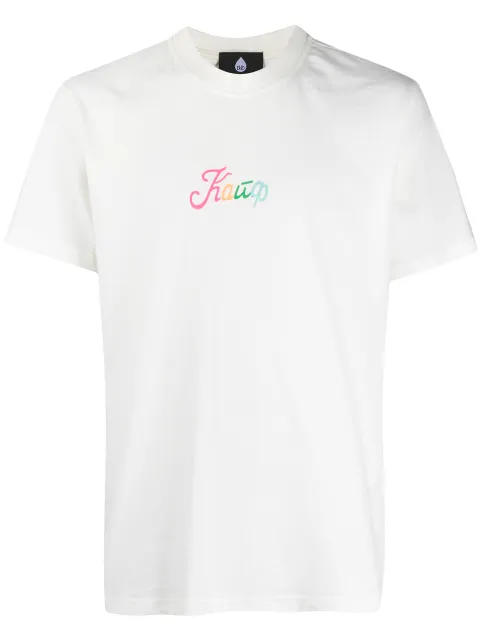 DUOltd T-Shirt mit Slogan-Print