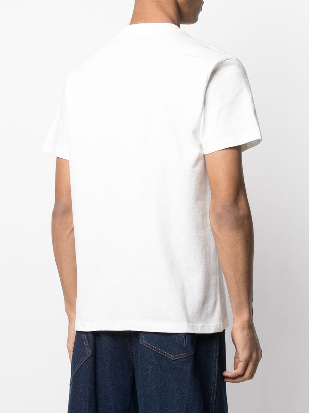 Shop Duoltd Slogan-print Cotton T-shirt In White