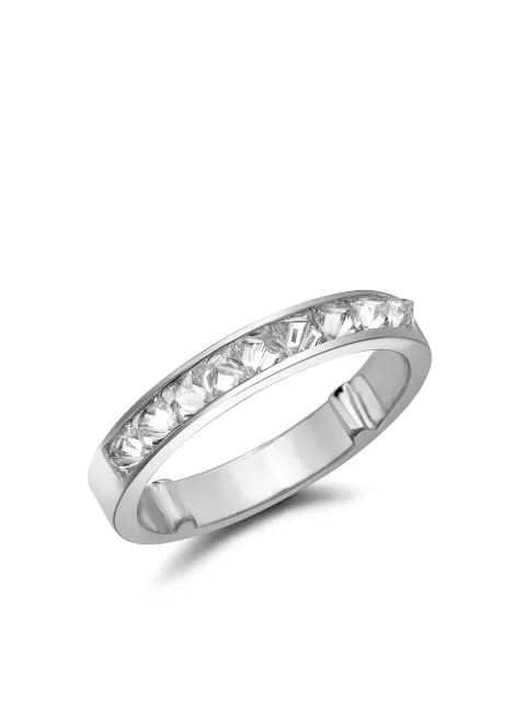 Pragnell 18kt white gold RockChic diamond half-eternity ring