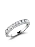 Pragnell platinum Antrobus diamond half eternity ring - Silver