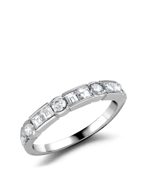 Pragnell platinum Antrobus diamond half eternity ring