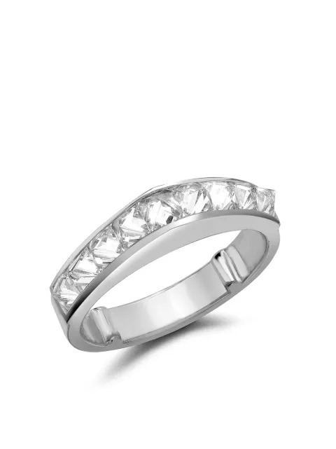 Pragnell 18kt white gold RockChic peaked diamond ring