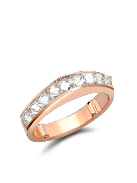 Pragnell 18kt rose gold RockChic diamond peaked ring