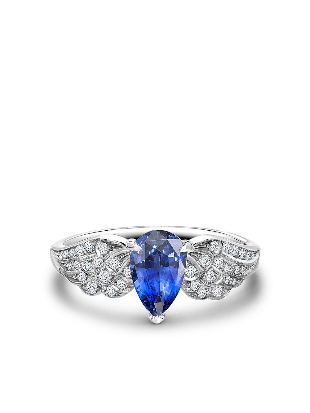 

Pragnell platinum Tiara sapphire and diamond ring - Silver