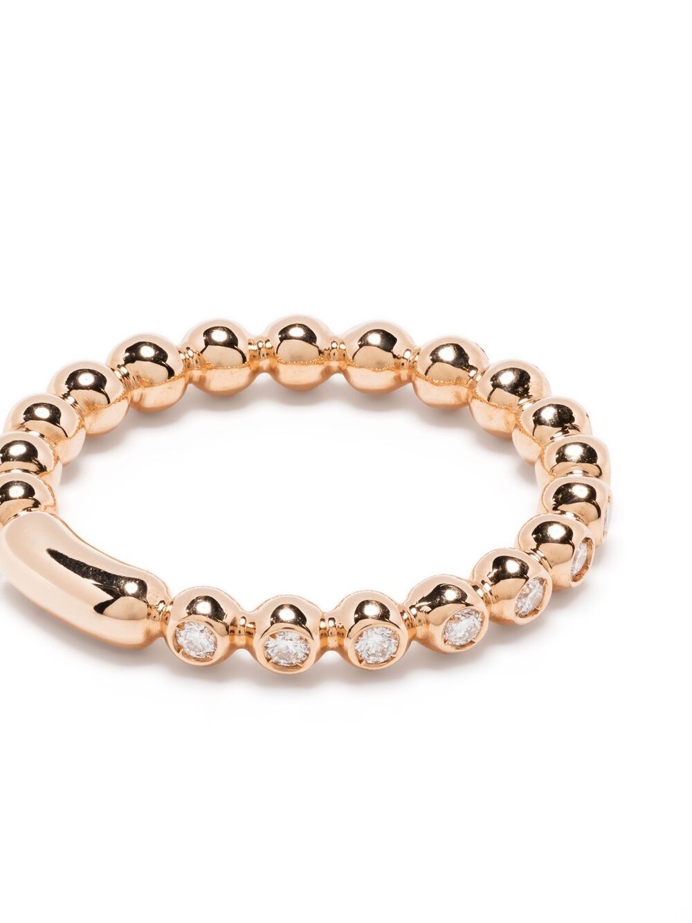 Shop Pragnell 18kt Rose Gold Bohemia Diamond Ring In Pink