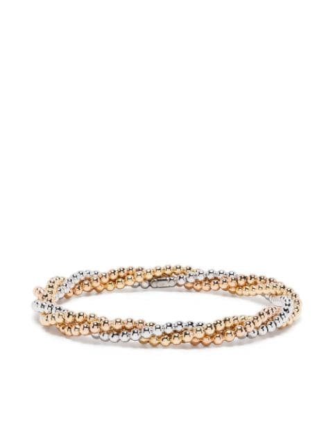 Pragnell 18kt gold Bohemia three-row bracelet