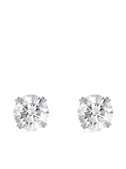 Puces d'oreilles Windsor en or blanc 18ct - Pragnell - Modalova