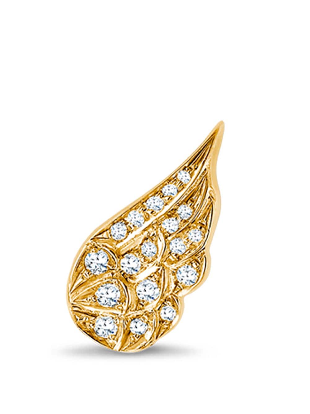 Shop Pragnell 18kt Yellow Gold Diamond Tiara Earrings
