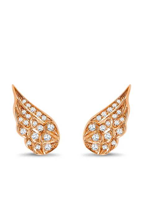 Pragnell aretes Tiara en oro rosa de 18kt con diamantes