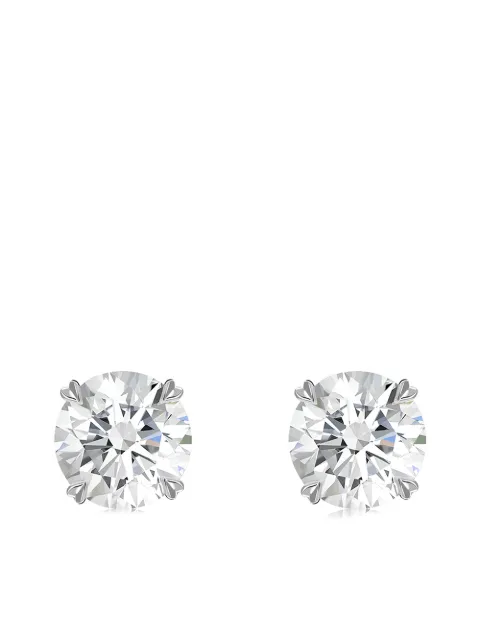 Pragnell aretes Windsor en oro blanco de 18kt con diamante
