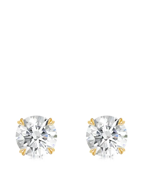 Pragnell aretes Windsor en oro amarillo de 18kt con diamantes 