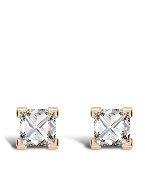Pragnell aretes RockChic en oro amarillo de 18kt con diamante 