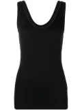 Brunello Cucinelli scoop neck sleeveless top - Black