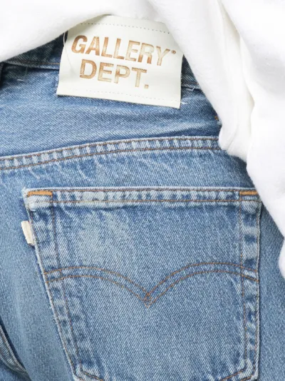 GALLERY DEPT. logo-patch denim jeans 