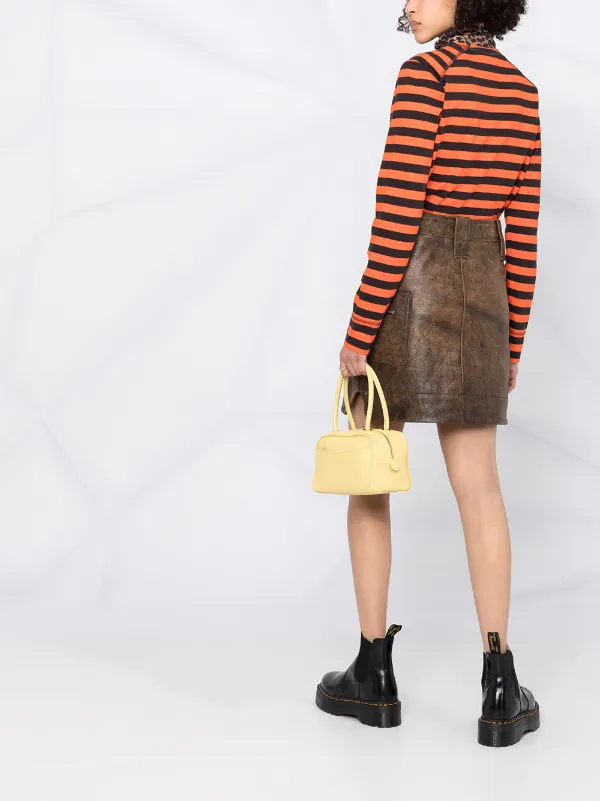 leather mini skirt iconic