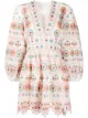 Image 1 of Zimmermann printed puff-sleeve mini dress