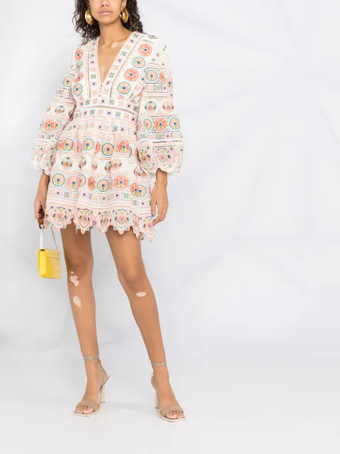 zimmermann puff sleeve dress