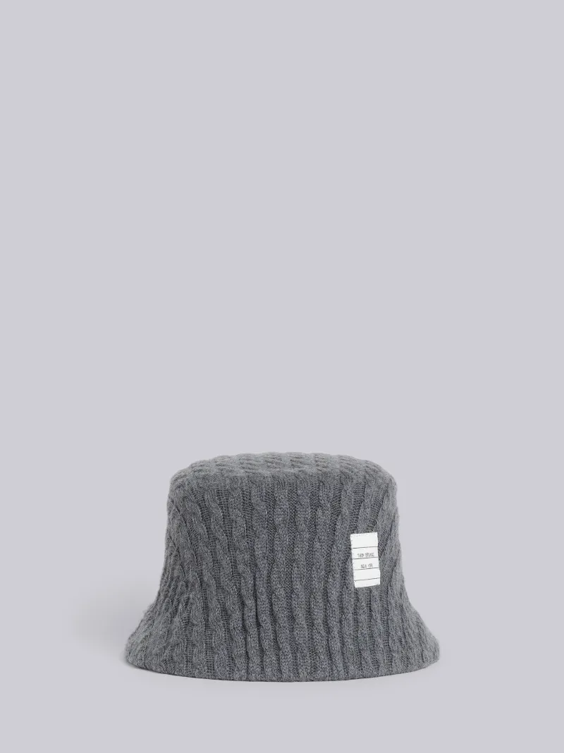 Medium Grey Baby Cable Knit Seamless 