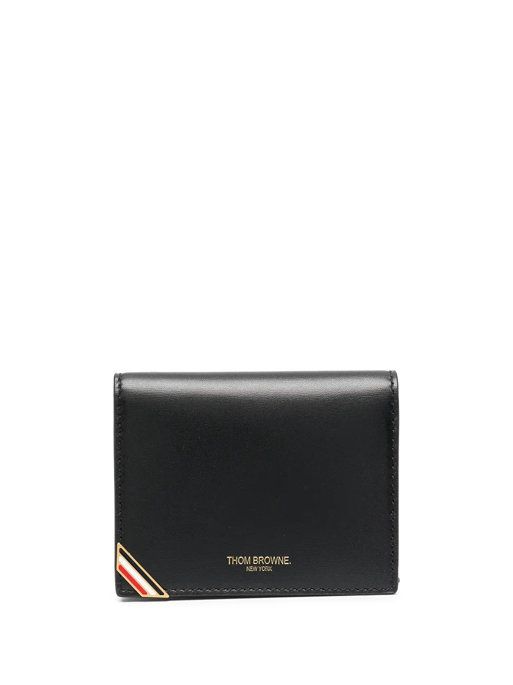 

Thom Browne RWB stripe bi-fold wallet - Black