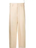 Forte Forte concealed-front trousers - Neutrals