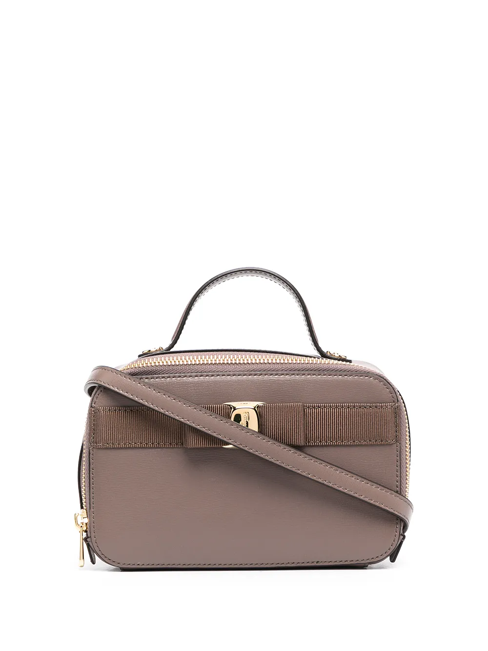

Salvatore Ferragamo bolsa Vara mini - Marrón