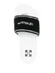 Off-White logo-embroidered slides
