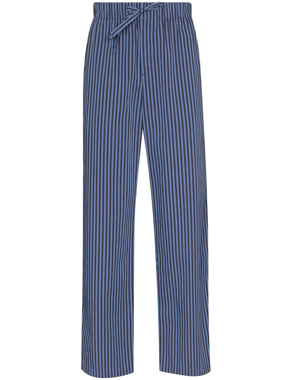 Verneuil stripe-pattern pajama bottoms