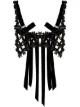 Image 1 of Simone Rocha floral-bead sleeveless top