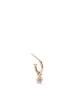 Image 1 of Metier by Tom Foolery 9kt yellow gold sapphire Dala hoop earring