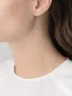 Image 2 of Metier by Tom Foolery 9kt yellow gold diamond baguette stud earring