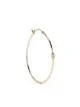 Image 1 of Metier by Tom Foolery 9kt yellow gold small marquise diamond hoops