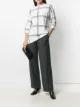 Image 2 of Bruno Manetti check three-quarter sleeve jumper