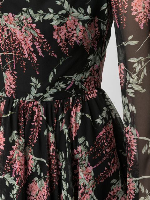 Giambattista Valli floral-print pussy-bow Dress - Farfetch