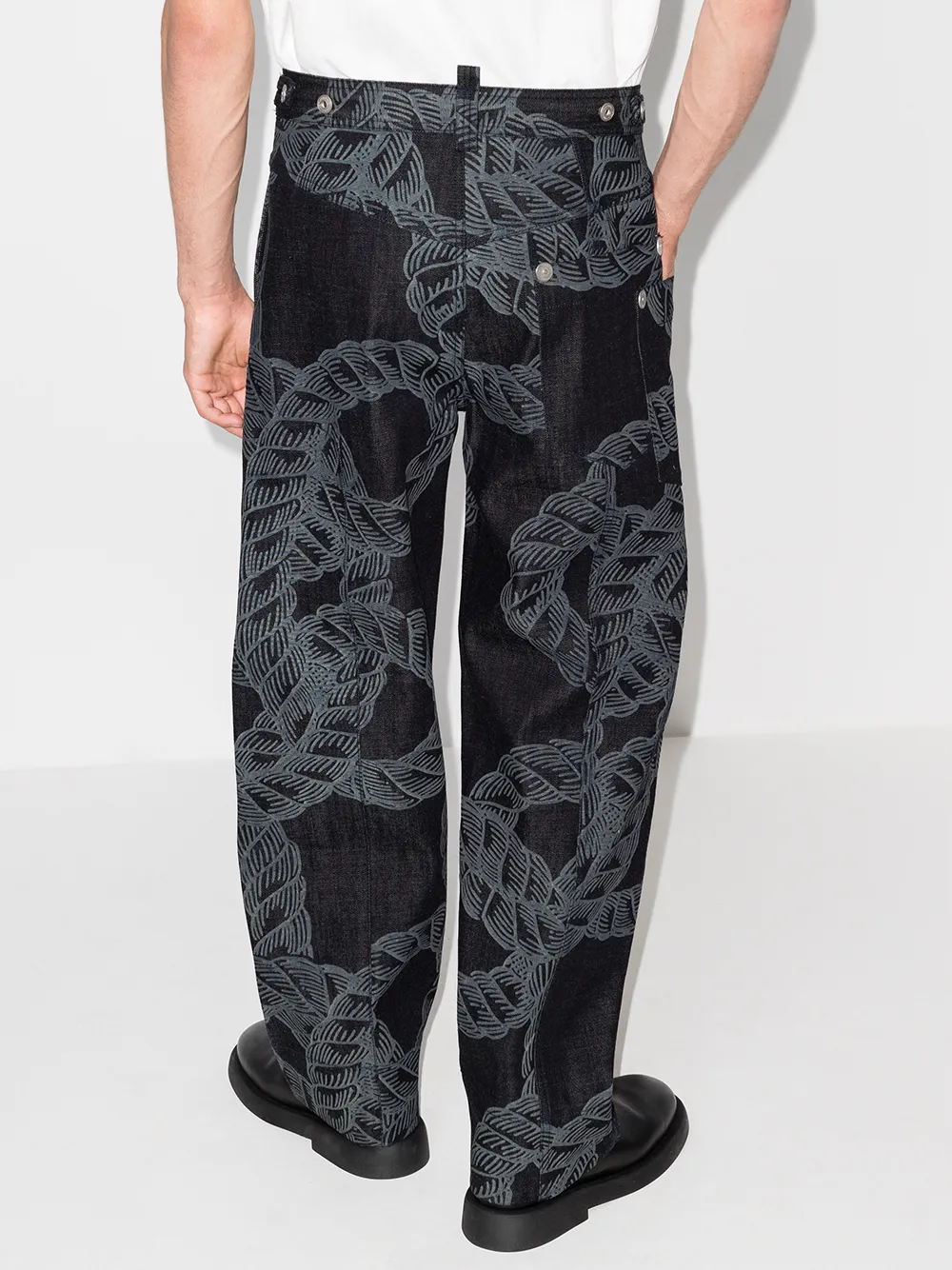 фото Pronounce широкие брюки rope laser