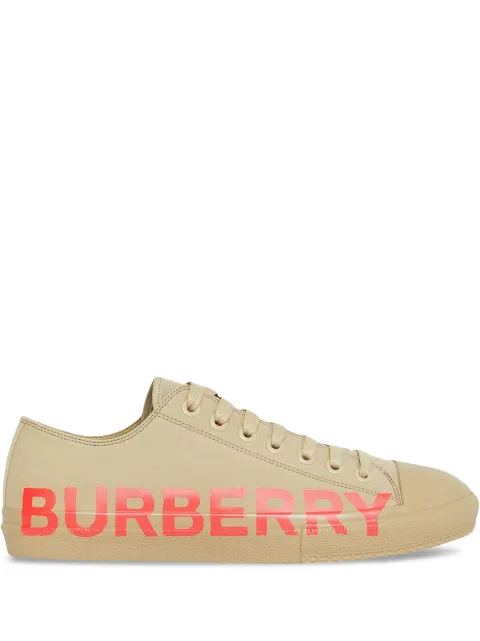 Burberry кеды с логотипом