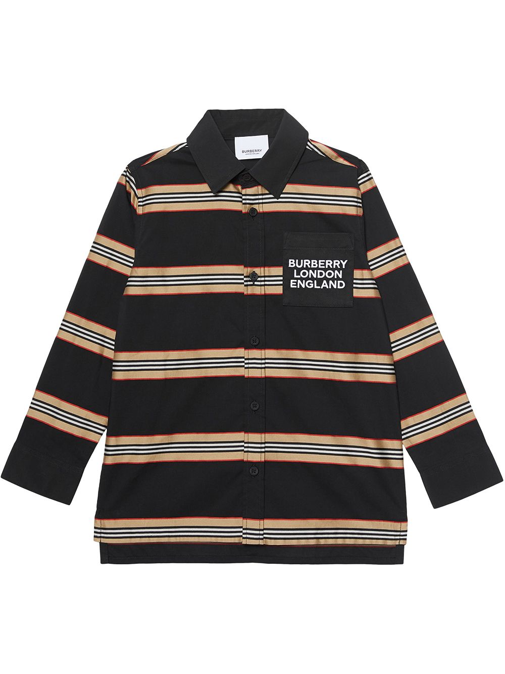 фото Burberry kids рубашка vintage в полоску