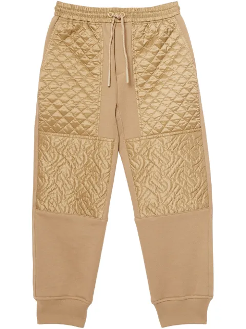boss quilted track pants
