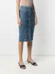 Pinko denim pencil skirt