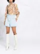 Image 2 of Pinko paperbag belted denim shorts