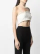 Pinko クロップド ホルターネック トップ