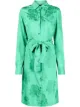 Image 1 of Pinko tied-waist floral-print dress