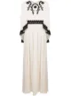 Image 1 of Pinko embroidered cape-effect layered dress
