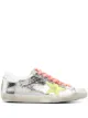 Image 1 of Golden Goose logo-patch distressed-effect sneakers