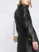 Pinko single-breasted faux-leather coat