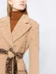 Pinko button-embellished double-breasted coat
