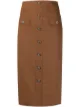 Image 1 of Pinko buttoned pencil skirt