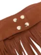 Image 2 of Pinko fringed-edge leather belt